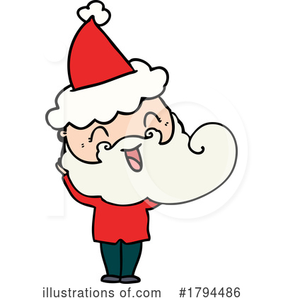 Santa Clipart #1794486 by lineartestpilot