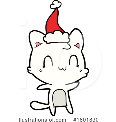 White Cat Clipart #1801830 by lineartestpilot