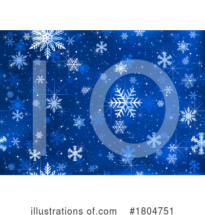 Snowflake Background Clipart #1804751 by dero