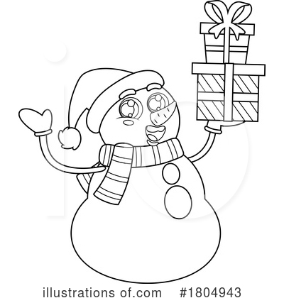 Royalty-Free (RF) Christmas Clipart Illustration by Hit Toon - Stock Sample #1804943