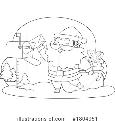 Royalty-Free (RF) Christmas Clipart Illustration by Hit Toon - Stock Sample #1804951