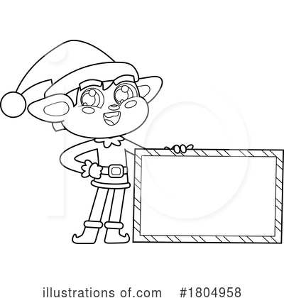 Royalty-Free (RF) Christmas Clipart Illustration by Hit Toon - Stock Sample #1804958