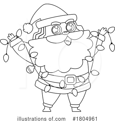 Royalty-Free (RF) Christmas Clipart Illustration by Hit Toon - Stock Sample #1804961