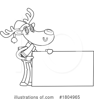 Royalty-Free (RF) Christmas Clipart Illustration by Hit Toon - Stock Sample #1804965