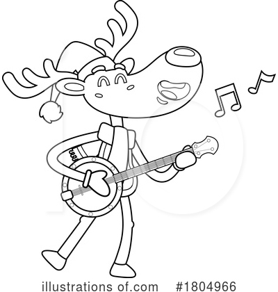 Royalty-Free (RF) Christmas Clipart Illustration by Hit Toon - Stock Sample #1804966