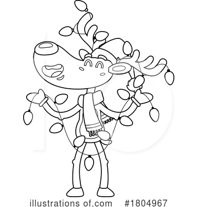 Royalty-Free (RF) Christmas Clipart Illustration by Hit Toon - Stock Sample #1804967