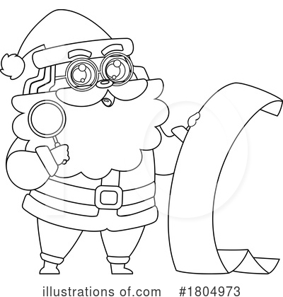 Royalty-Free (RF) Christmas Clipart Illustration by Hit Toon - Stock Sample #1804973