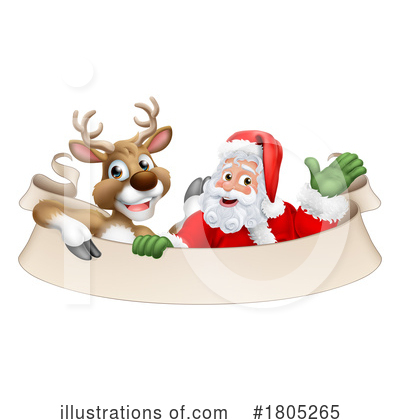 Reindeer Clipart #1805265 by AtStockIllustration