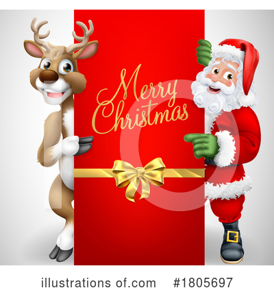 Royalty-Free (RF) Christmas Clipart Illustration by AtStockIllustration - Stock Sample #1805697