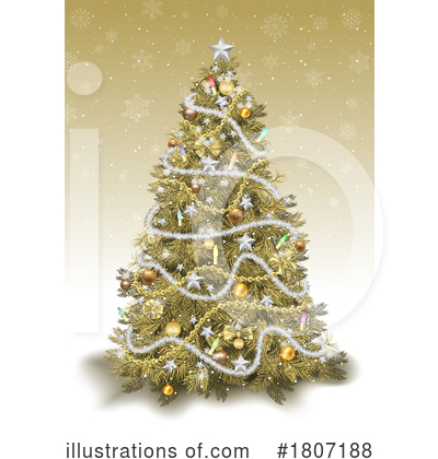 Christmas Tree Clipart #1807188 by dero
