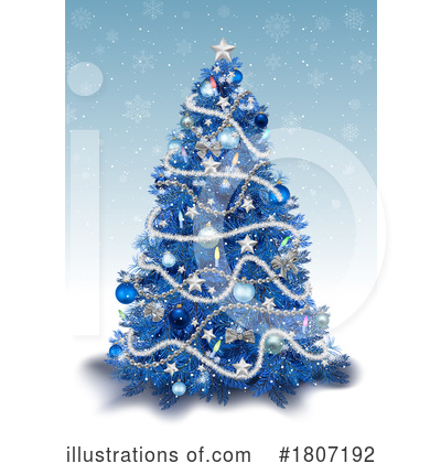 Christmas Tree Clipart #1807192 by dero
