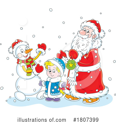 Royalty-Free (RF) Christmas Clipart Illustration by Alex Bannykh - Stock Sample #1807399