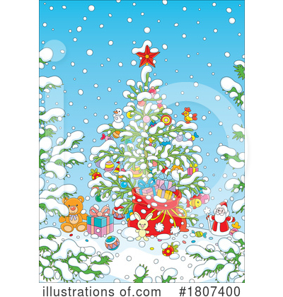 Royalty-Free (RF) Christmas Clipart Illustration by Alex Bannykh - Stock Sample #1807400