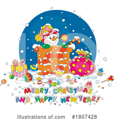 Royalty-Free (RF) Christmas Clipart Illustration by Alex Bannykh - Stock Sample #1807428