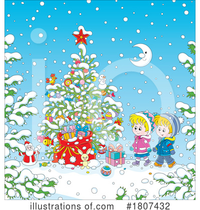 Royalty-Free (RF) Christmas Clipart Illustration by Alex Bannykh - Stock Sample #1807432
