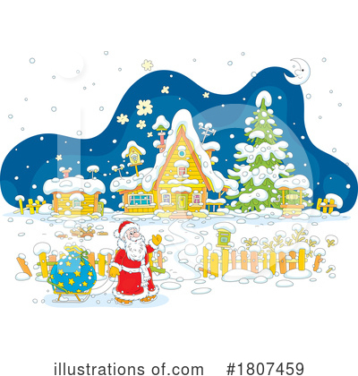 Royalty-Free (RF) Christmas Clipart Illustration by Alex Bannykh - Stock Sample #1807459