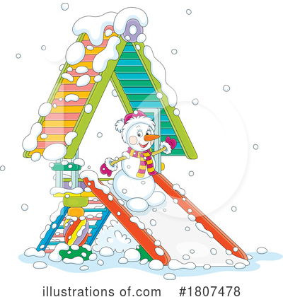 Royalty-Free (RF) Christmas Clipart Illustration by Alex Bannykh - Stock Sample #1807478