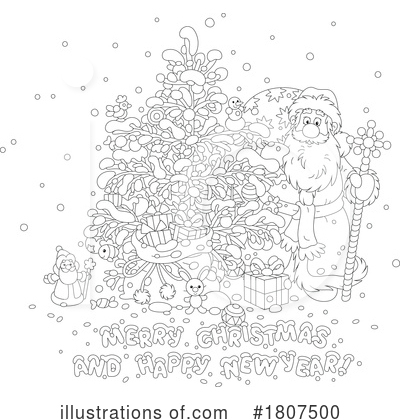 Royalty-Free (RF) Christmas Clipart Illustration by Alex Bannykh - Stock Sample #1807500