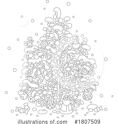 Royalty-Free (RF) Christmas Clipart Illustration by Alex Bannykh - Stock Sample #1807509