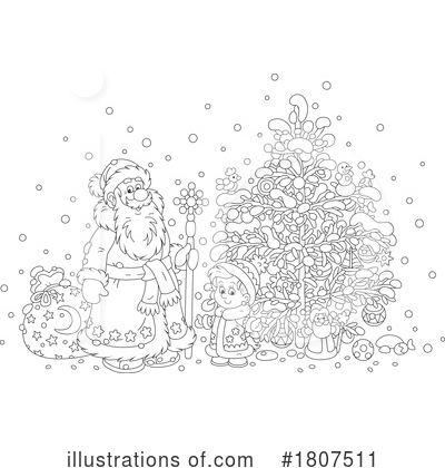 Royalty-Free (RF) Christmas Clipart Illustration by Alex Bannykh - Stock Sample #1807511