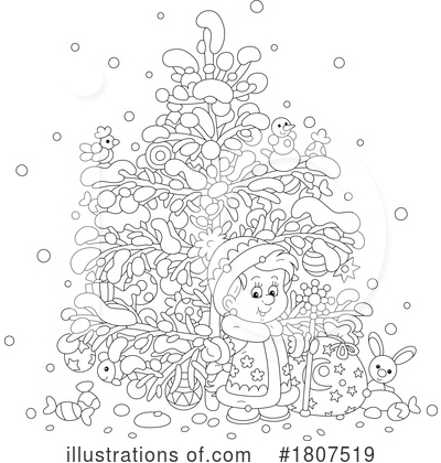 Royalty-Free (RF) Christmas Clipart Illustration by Alex Bannykh - Stock Sample #1807519
