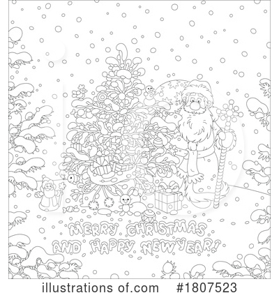 Royalty-Free (RF) Christmas Clipart Illustration by Alex Bannykh - Stock Sample #1807523