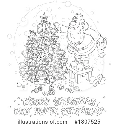 Royalty-Free (RF) Christmas Clipart Illustration by Alex Bannykh - Stock Sample #1807525