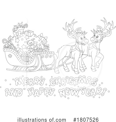 Royalty-Free (RF) Christmas Clipart Illustration by Alex Bannykh - Stock Sample #1807526