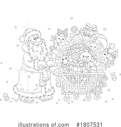 Royalty-Free (RF) Christmas Clipart Illustration by Alex Bannykh - Stock Sample #1807531