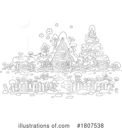 Royalty-Free (RF) Christmas Clipart Illustration by Alex Bannykh - Stock Sample #1807538