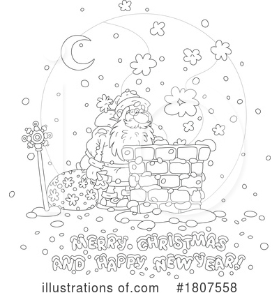 Royalty-Free (RF) Christmas Clipart Illustration by Alex Bannykh - Stock Sample #1807558