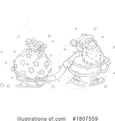 Royalty-Free (RF) Christmas Clipart Illustration by Alex Bannykh - Stock Sample #1807559