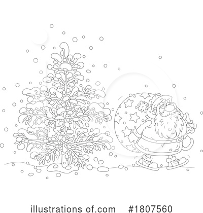 Royalty-Free (RF) Christmas Clipart Illustration by Alex Bannykh - Stock Sample #1807560