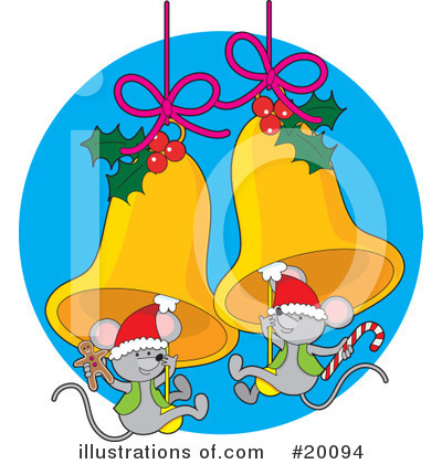 Christmas Bells Clipart #20094 by Maria Bell