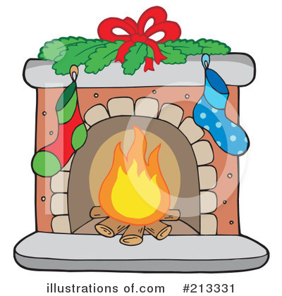 Fireplace Clipart #213331 by visekart