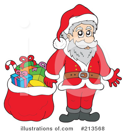 Royalty-Free (RF) Christmas Clipart Illustration by visekart - Stock Sample #213568