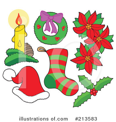 Royalty-Free (RF) Christmas Clipart Illustration by visekart - Stock Sample #213583
