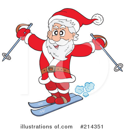 Skiing Clipart #214351 by visekart