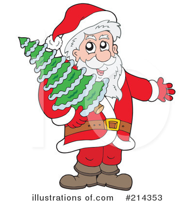 Royalty-Free (RF) Christmas Clipart Illustration by visekart - Stock Sample #214353