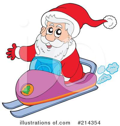 Snowmobile Clipart #214354 by visekart