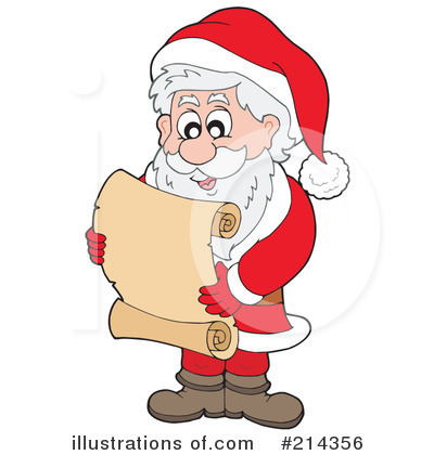 Royalty-Free (RF) Christmas Clipart Illustration by visekart - Stock Sample #214356