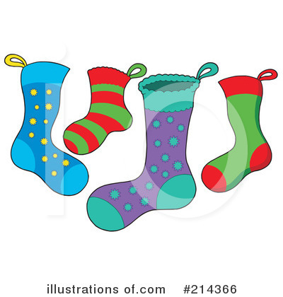 Christmas Stocking Clipart #214366 by visekart