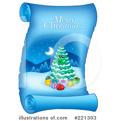 Royalty-Free (RF) Christmas Clipart Illustration by visekart - Stock Sample #221303