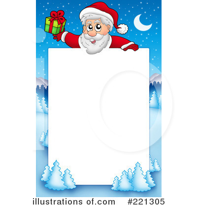Royalty-Free (RF) Christmas Clipart Illustration by visekart - Stock Sample #221305