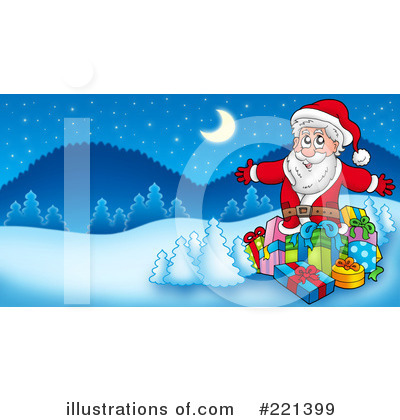 Royalty-Free (RF) Christmas Clipart Illustration by visekart - Stock Sample #221399