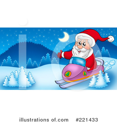 Snowmobile Clipart #221433 by visekart