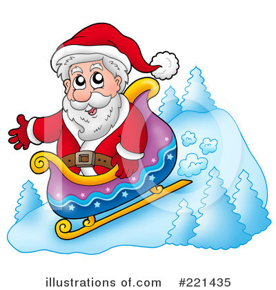 Royalty-Free (RF) Christmas Clipart Illustration by visekart - Stock Sample #221435