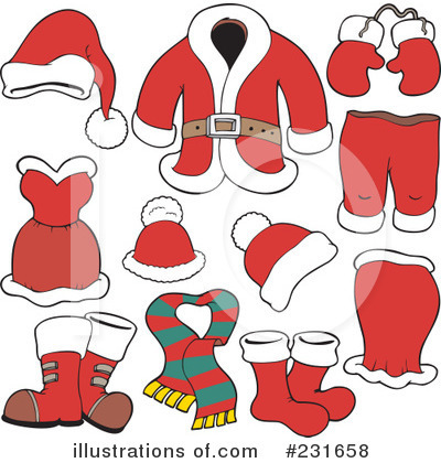 Santa Hats Clipart #231658 by visekart