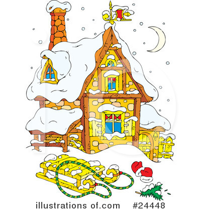 Royalty-Free (RF) Christmas Clipart Illustration by Alex Bannykh - Stock Sample #24448