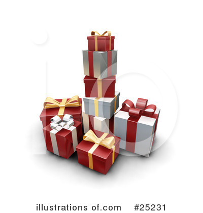 Gift Box Clipart #25231 by KJ Pargeter